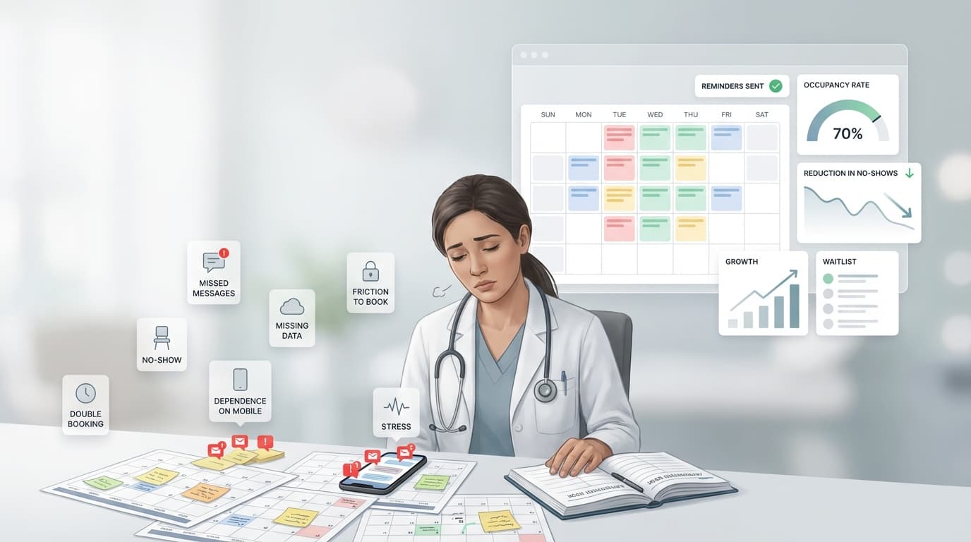 7 señales de que tu agenda está frenando el crecimiento de tu consulta