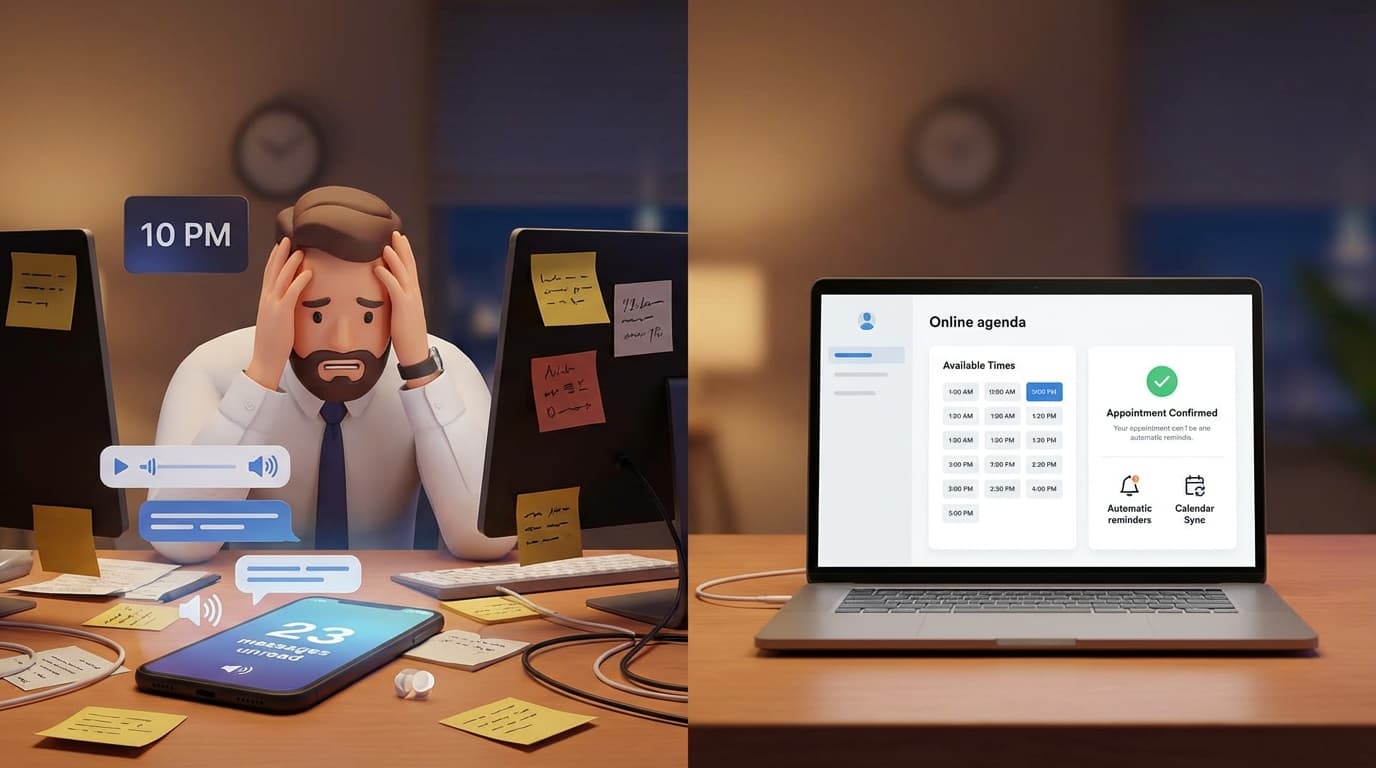 Cómo dejar de coordinar citas por WhatsApp sin perder clientes